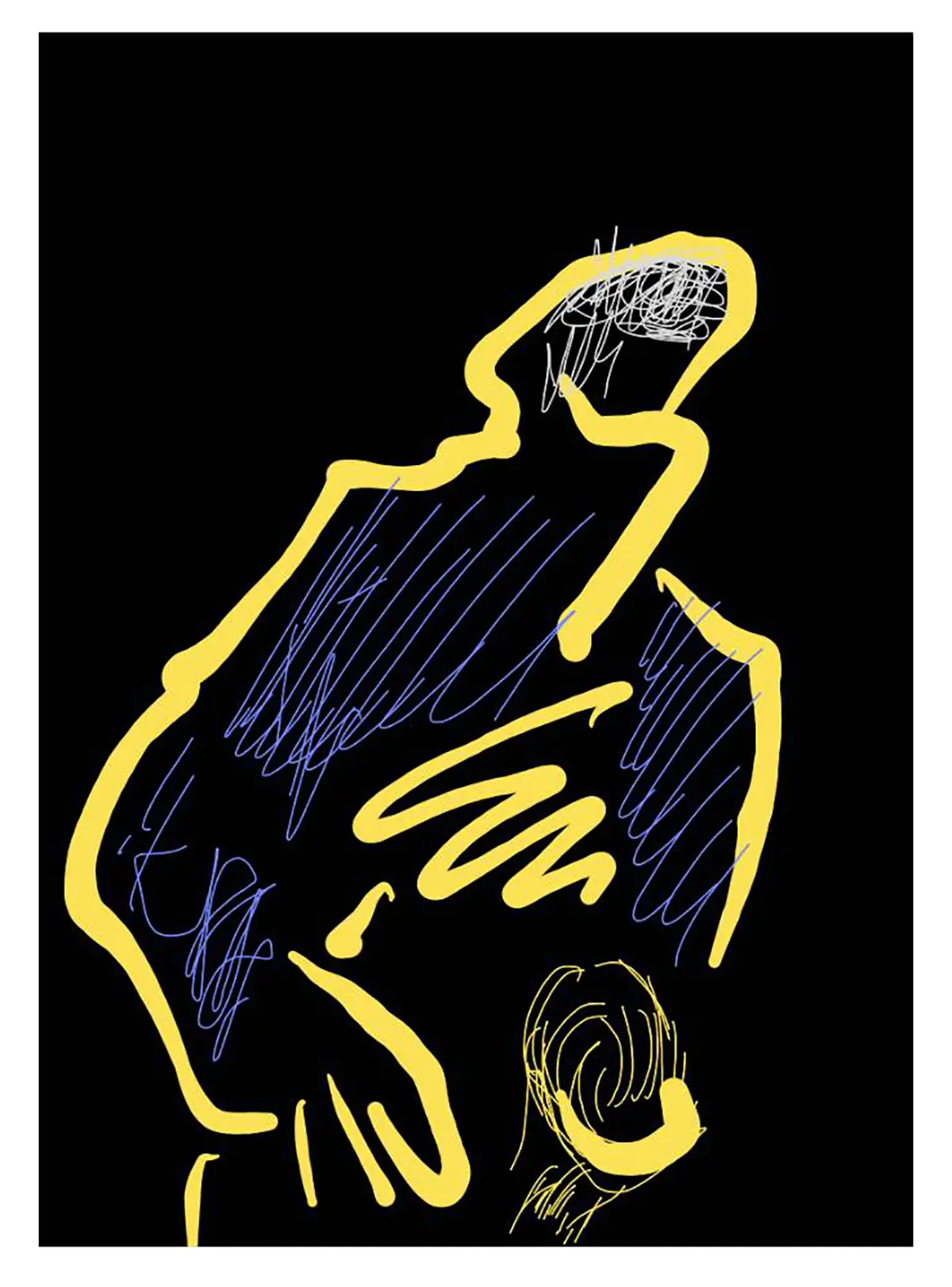 Arsène, au saxophone